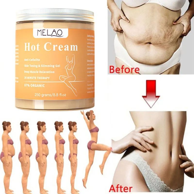 

250g Ginger Slimming Cream Anti Cellulite Losing Weights Fast for Women Belly Fat Burning Firming Massage Hot Cream Body Care