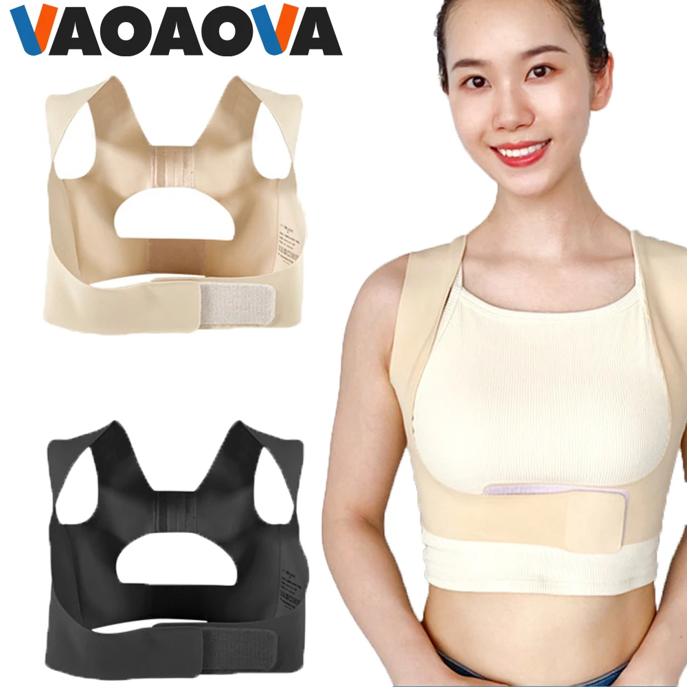 

Posture Corrector for Women Men, Adjustable Upper Back Brace for Providing Pain Relief From Lumbar, Neck, Shoulder and Clavicle