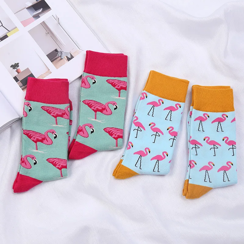 

Cartoon Cotton Long Socks Patchwork Warm Soft Creative Ankle Sox Women Girls Funny Kawaii Socks Breathable Socks Hosiery