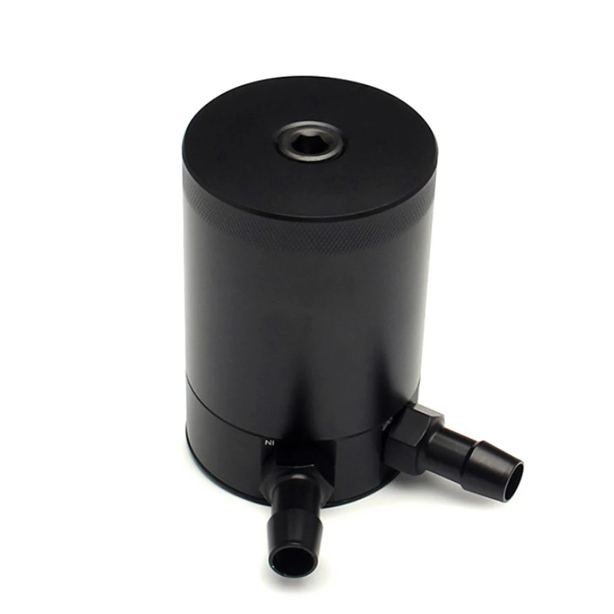 

Car Modified Universal Aluminum Alloy 2-Port Oil Catch Can With Baffle Petrol Diesel Turbo Tank Reservoir