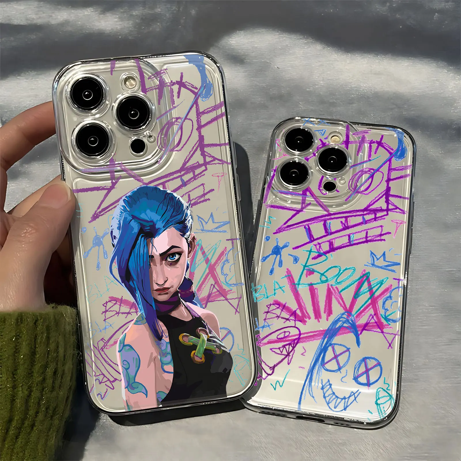 Чехол для телефона Game Cool Jinxs TECNO CAMON 30 20 POVA 6 5 SPARK 10 Infinix Smart 8 7 Note Hot 40 30i Pro 5G прозрачный