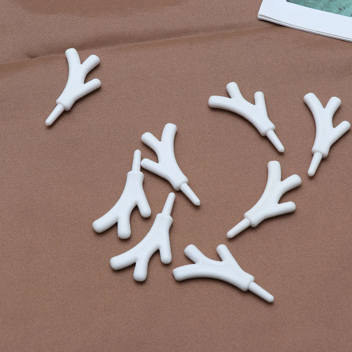 

Antlers Christmas Branch Snowman Craft Diy Deer Hand Mini Accessories Embellishments Decor Horn Antler Reindeer Crafts