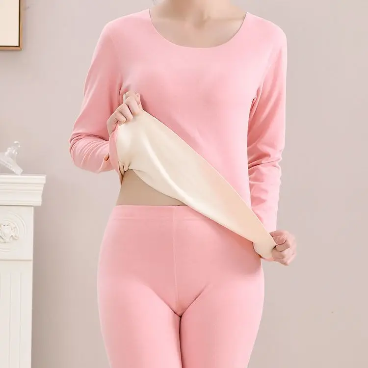 

Термобелье с постоянной температурой для мужчин и женщин, утепленная осенне-зимняя рубашка, Осенний топ и брюки, костюм