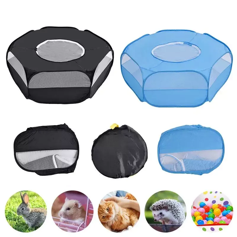 

Guinea Pig Playpen With Cover Small Animal Playpen Foldable Cage Tent With Zipper Cover Foldable Portable Exercise Pet Fence
