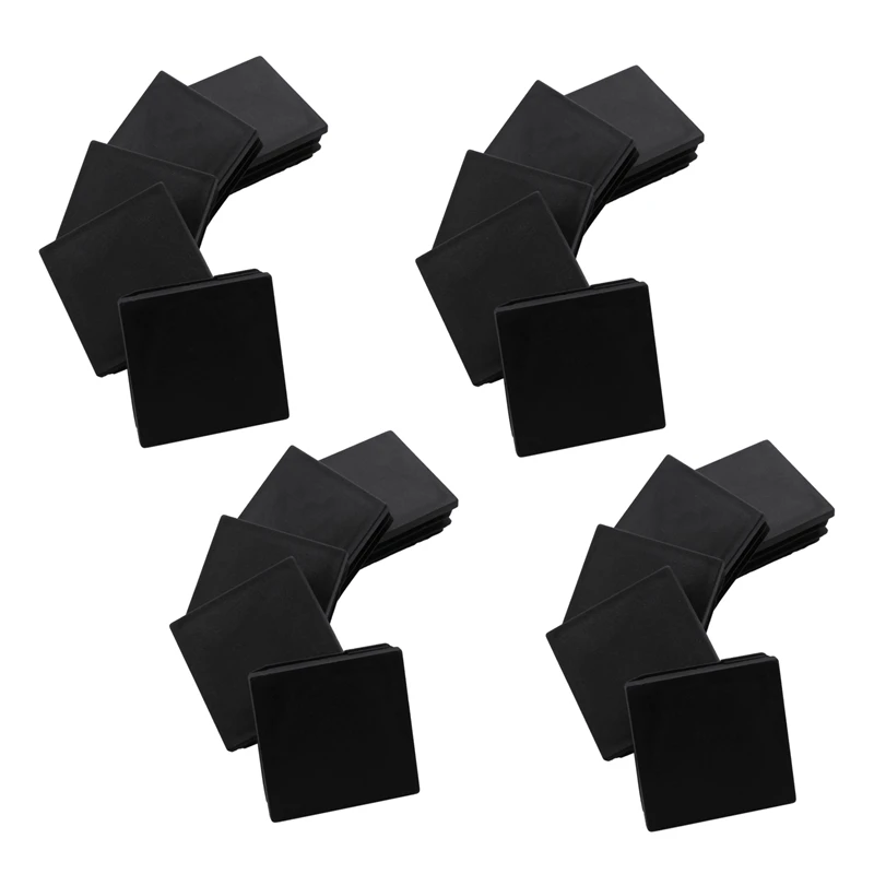 

Plastic Square Tubing Inserts End Blanking Cover Caps 50Mmx50mm 20 Pcs