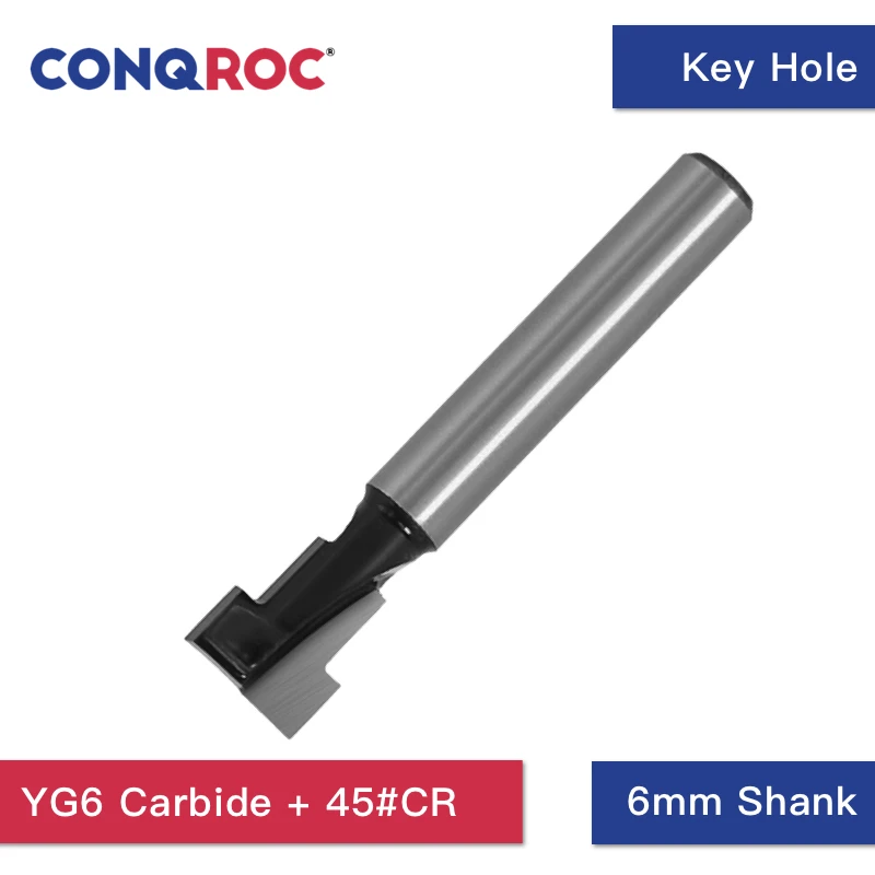 

Фреза с Т-образным пазом и хвостовиком 6 мм, 3 варианта, 9,52 мм, 12,7 мм