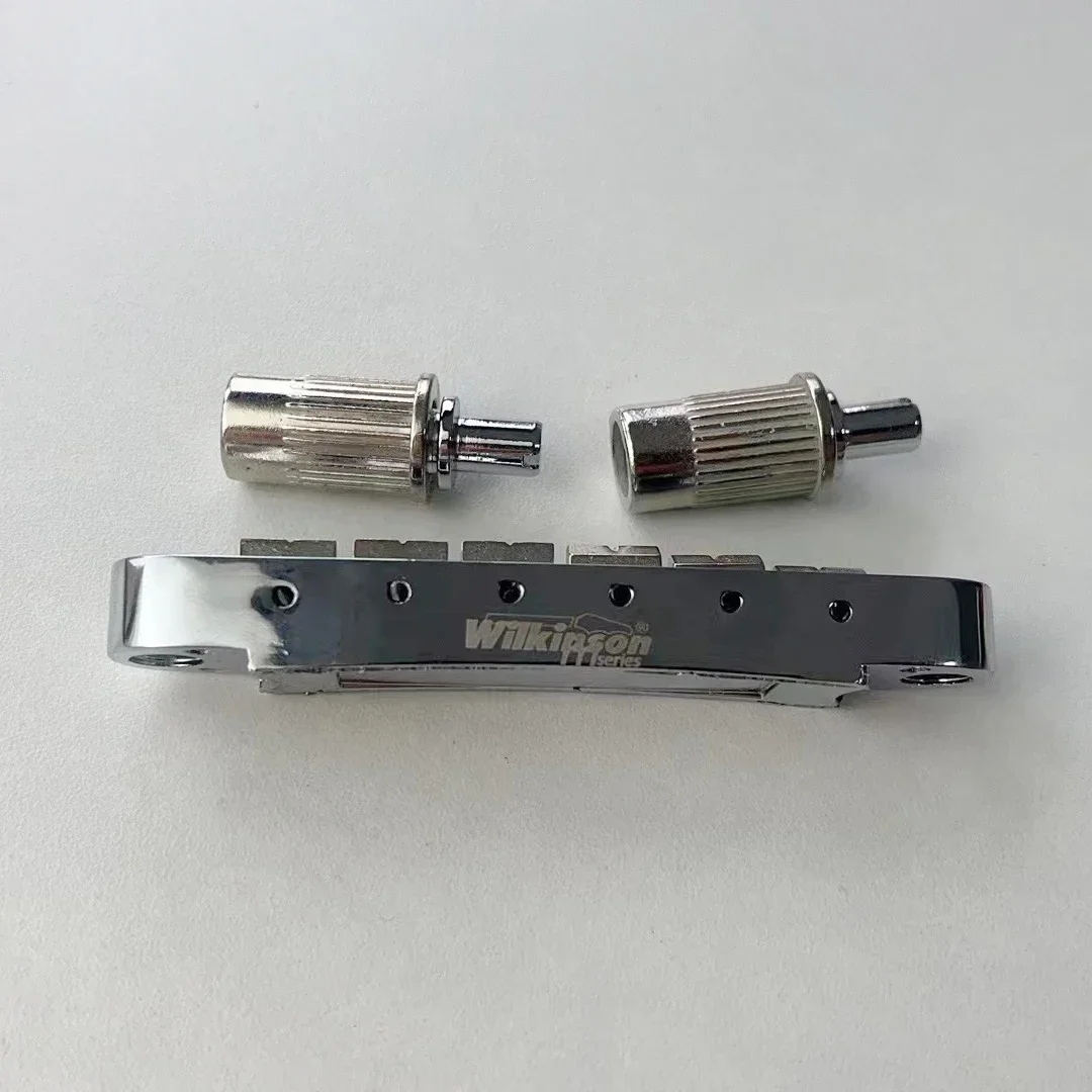 Электрогитара Wilkinson SG LP с фиксированным бриджем Pull String Plate Code Silver