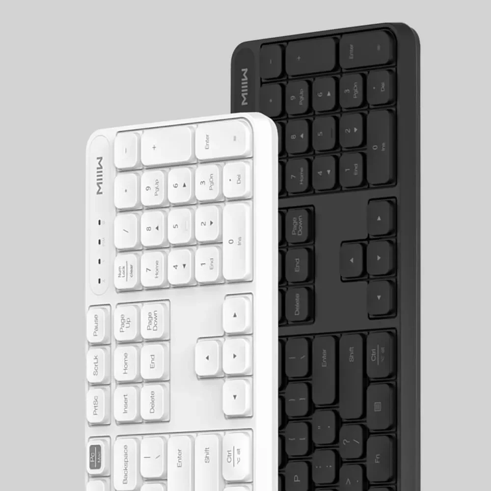 

Wireless Keyboard & Mouse Set Only One USB Control 104 Keys 2.4GHz Multi System Compatible Wireless Keyboard