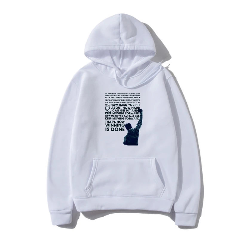 

Rocky Balboa Quotes Vintage Retro Outerwear 259 All Tha SweatSweaOuterwear