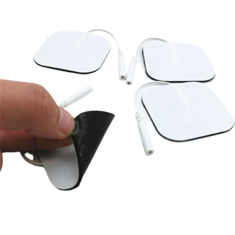 20 шт. 5 см нетканые многоразовые клейкие гелевые электродные подушечки патчи для