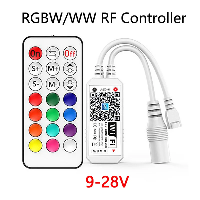 5 в 12 В 24 Wi-Fi светодиодный контроллер Magic Home RGB RGBW RGBWW для светодиодной ленты 5050 2835 5630