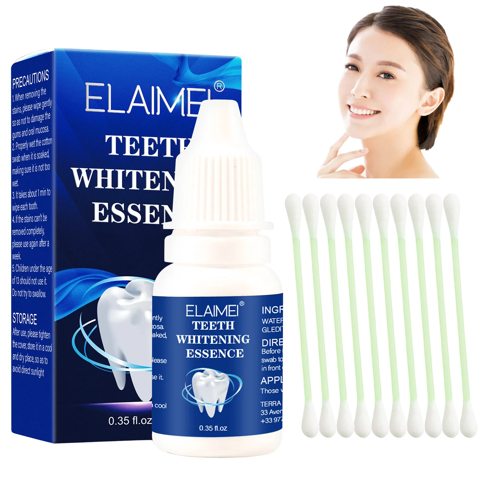 

Teeth Whitening Essence 10ml Whiten Tooth Serum Teeth Care Whitening Essence Remove Smoke Stains Coffee Stains Improve Mouth