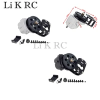 metal r3 single speed transmission gearbox with motor gear mount for 110 rc crawler car rc4wd d90 ii d110 gelande 2