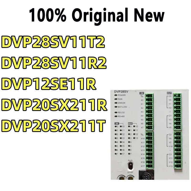 100% протестированный контроллер Plc Dvp28sv11t2 Dvp28sv11r2 Dvp12se11r Dvp20sx211r Dvp12se11t Dvp20sx211t