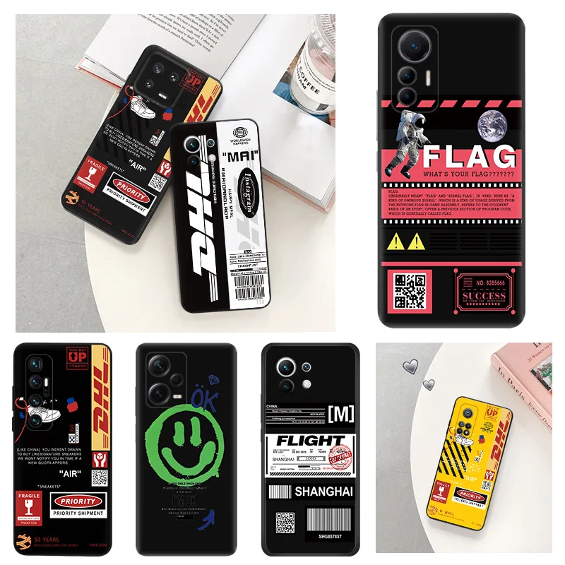 Противоударный мягкий чехол для телефона Xiaomi 12T 12X 13Lite Redmi Note 12 4G 5G 12s 13 Pro 12c 13c