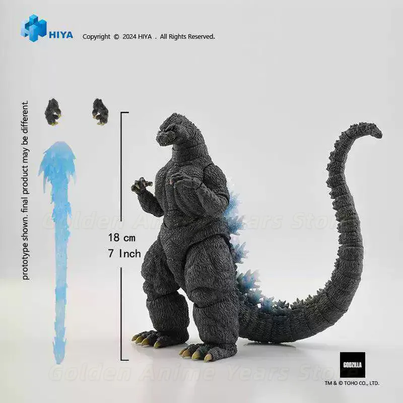 Фото В наличии: Фигурка HIYA Godzilla Vs King Ghidorah 1991 Heat Ray Godzilla, модель для подарка и коллекции №2