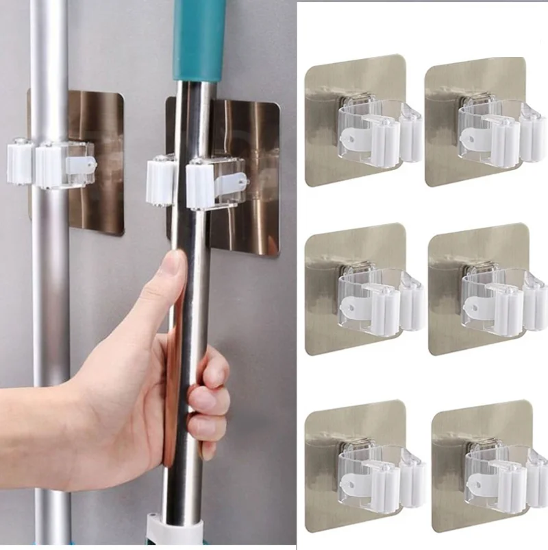 

1/2 шт., настенные крючки для швабры