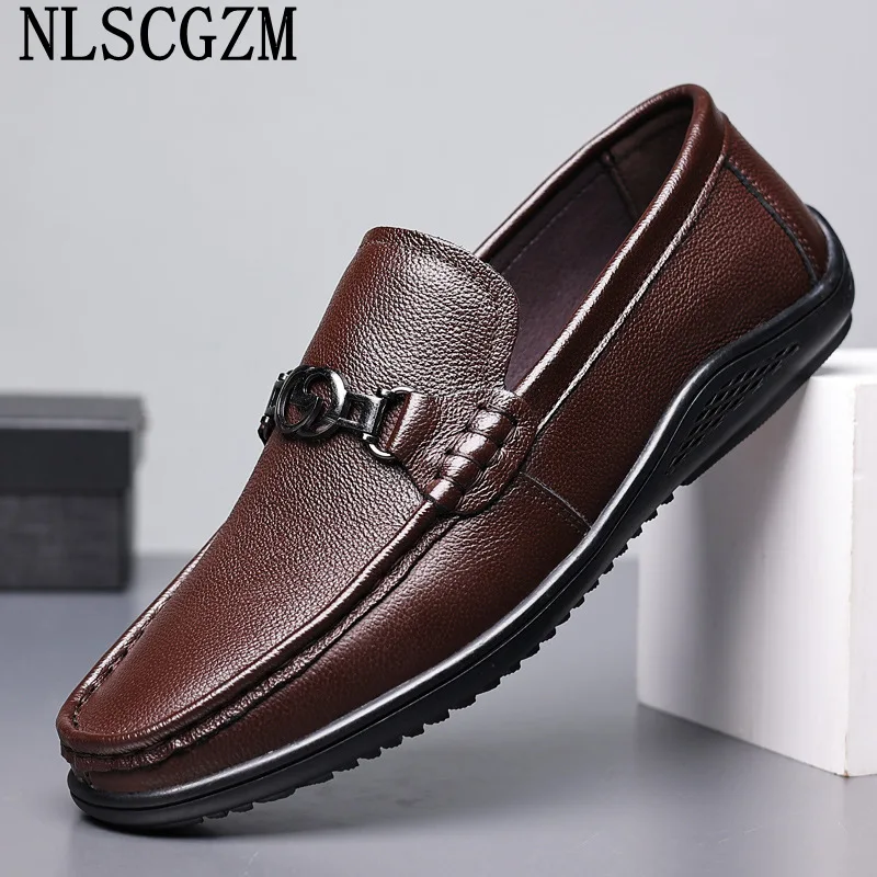 

Loafers Men Italiano Slip on Shoes Men Casuales Leather Casual Shoes Office Shoes Men Fashion Luxury Brand Zapatillas De Deporte
