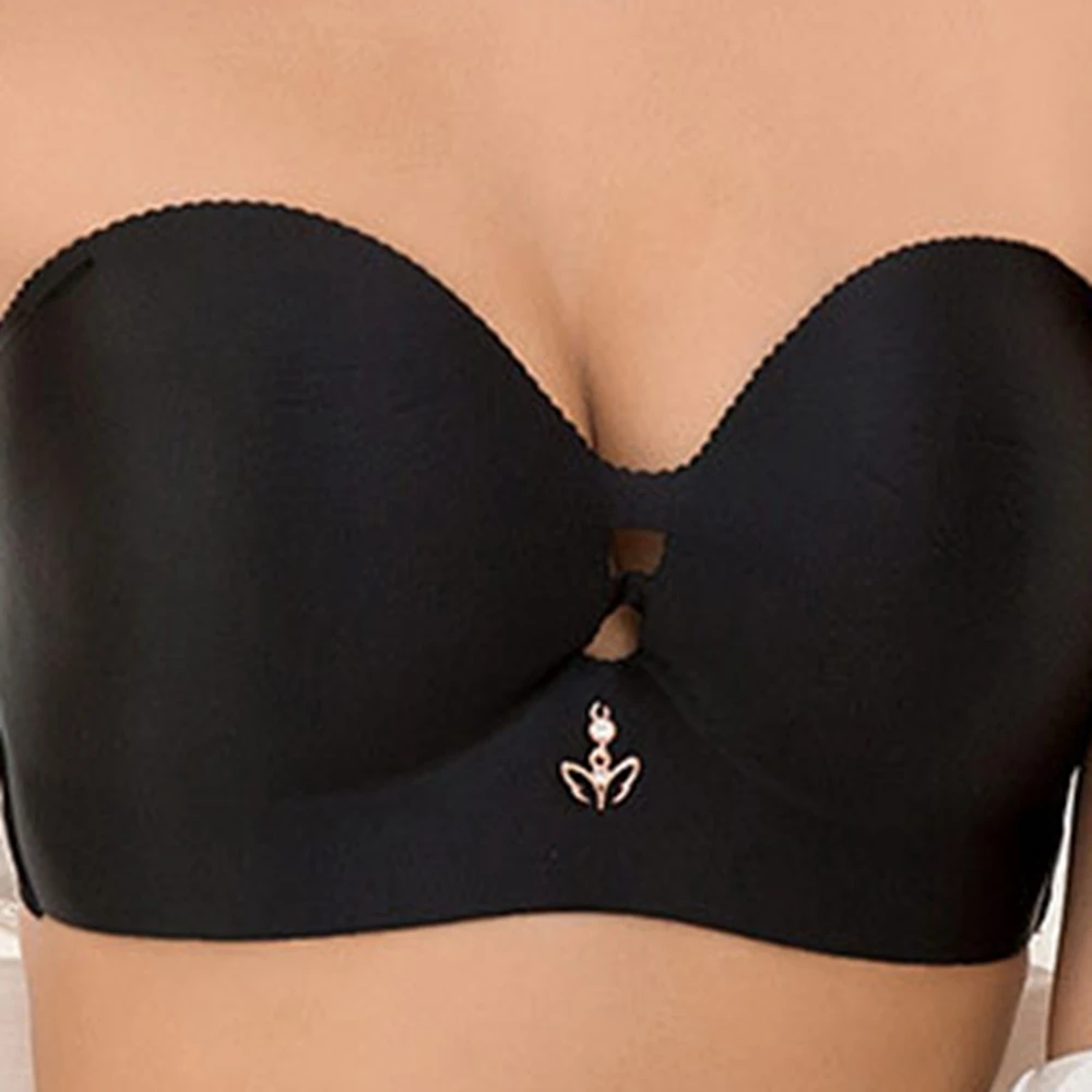 Женский бюстгальтер без бретелек с чашкой 3/4