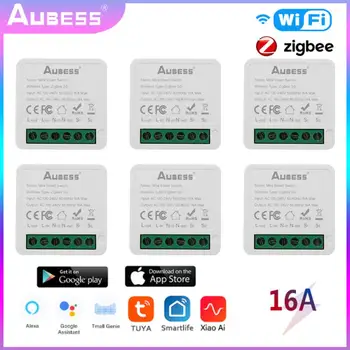 16A Zigbee/Wifi Smart Switch Smart Home Light Switches Module Control Work With Tuya Smart Life Alexa Alice Google Home Switch 1