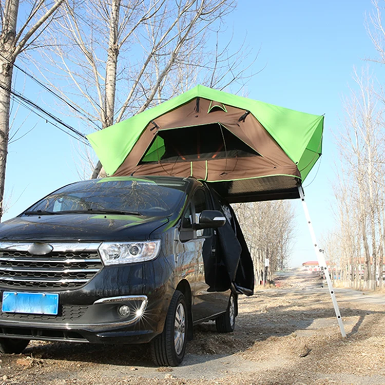 

Unistrengh 3-4 Person Camping Roof Top Tent SUV Car Soft Canvas Rooftop Tent