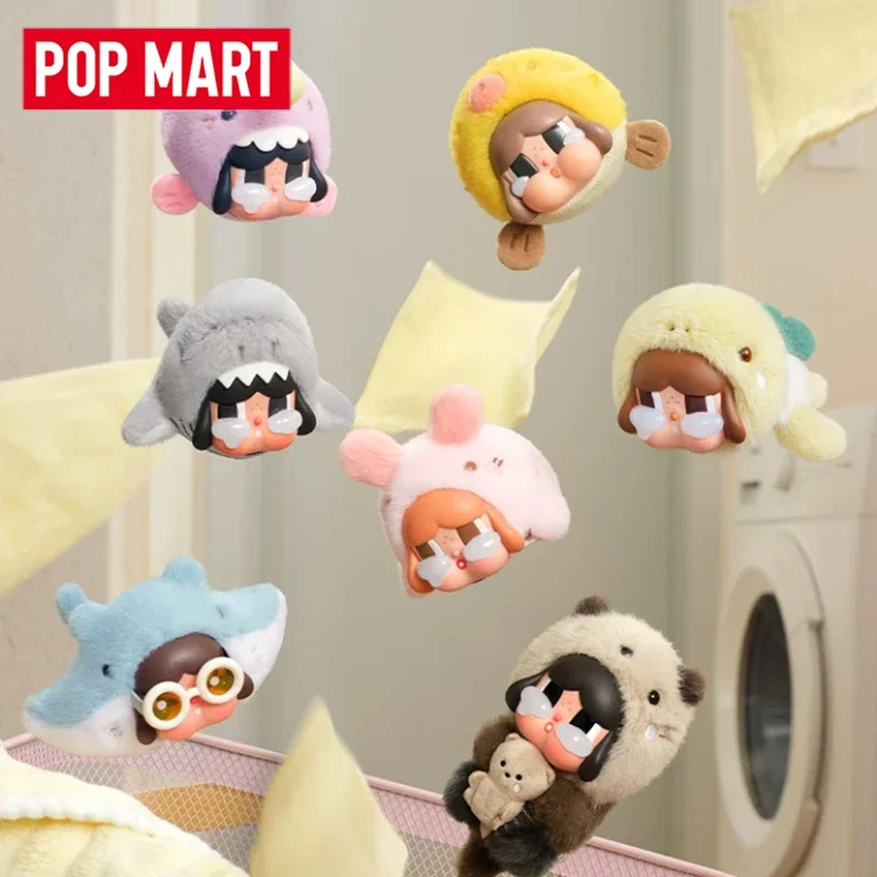 Фото POP MART CRYBABY CRY ME AN OCEAN Серия виниловых плюшевых подвесок-брелоков, игрушки-сюрпризы, коллекционные фигурки, аниме-фигурки, подарок на день рождения №2