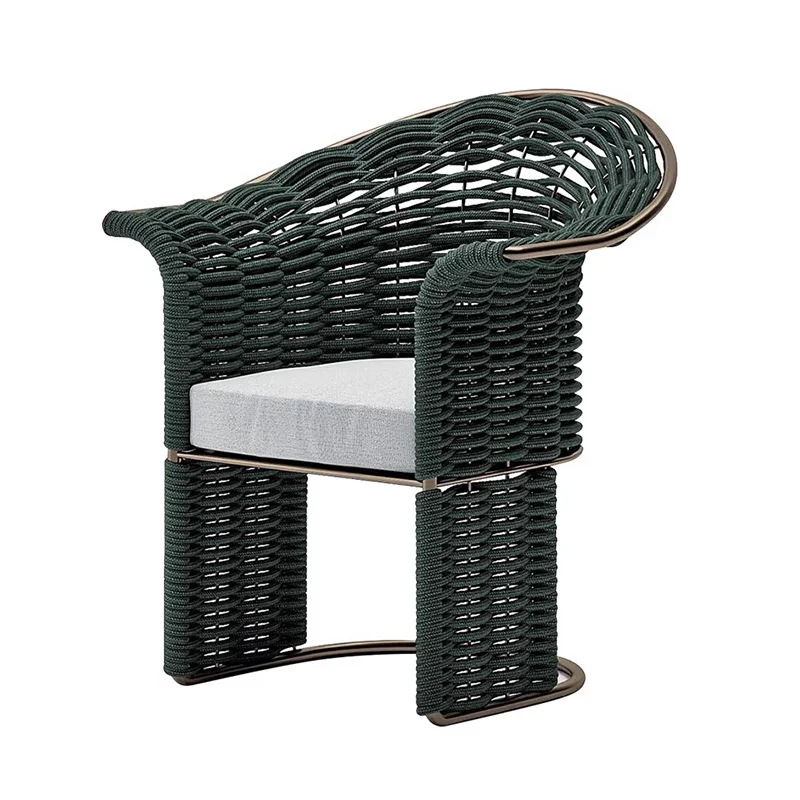 

Уличный стол и стул, комбинированный роскошный стул из ротанга для двора, уличный обеденный стол, одиночный стул