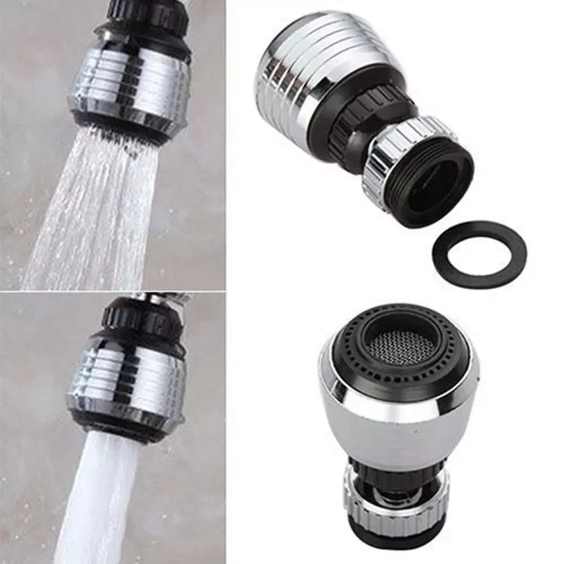 

360 Degree Kitchen Faucet Aerator 2 Modes Adjustable Water Filter Diffuser Water Saving Cool Nozzle Faucet Connector Shower