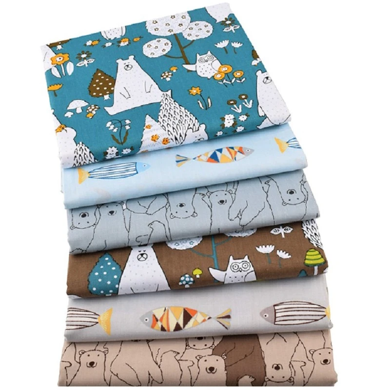 

8 Pieces Cotton Printed Fabric DIY Handmade Cotton Homeware Party Decorations Ramadan Decoration 2022 Home Accessories Cosplay.8