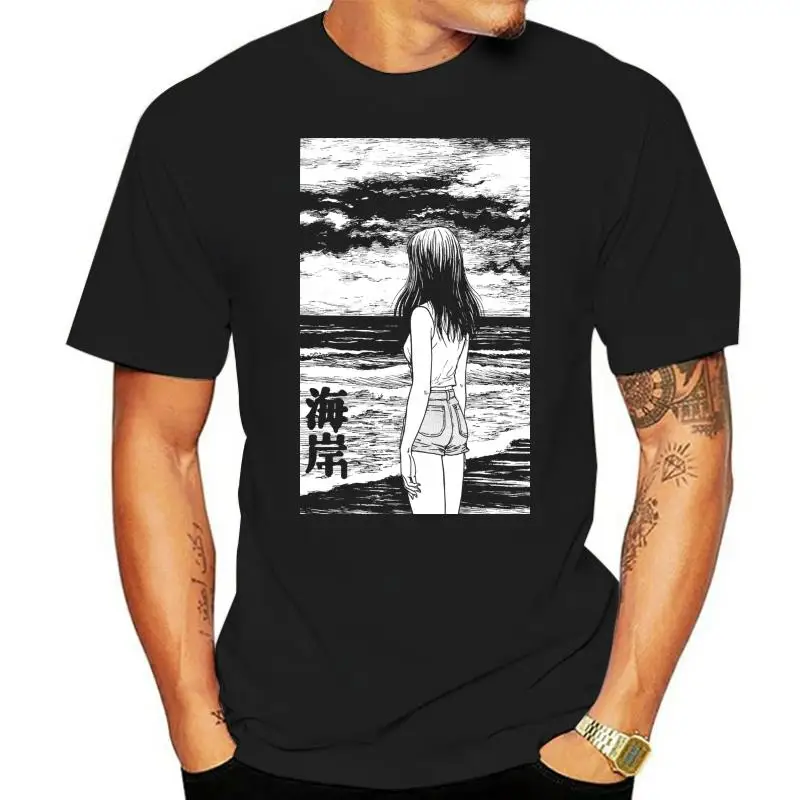 

Модные футболки 2022, удзумаки с глазным яблоком, японское аниме манга, ужас, Гуро, Junji Ito, хлопковая футболка