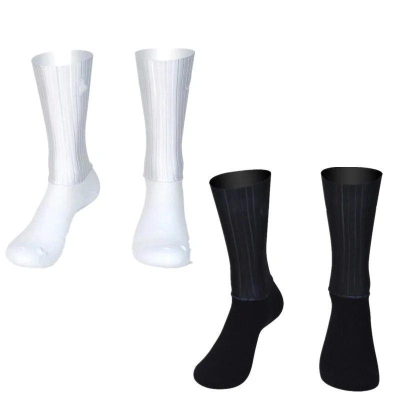 

Aero Pro Socks BikeTeam Seamless Slip Silica Cycling Gel Anti Bicycle Running Sport Socks