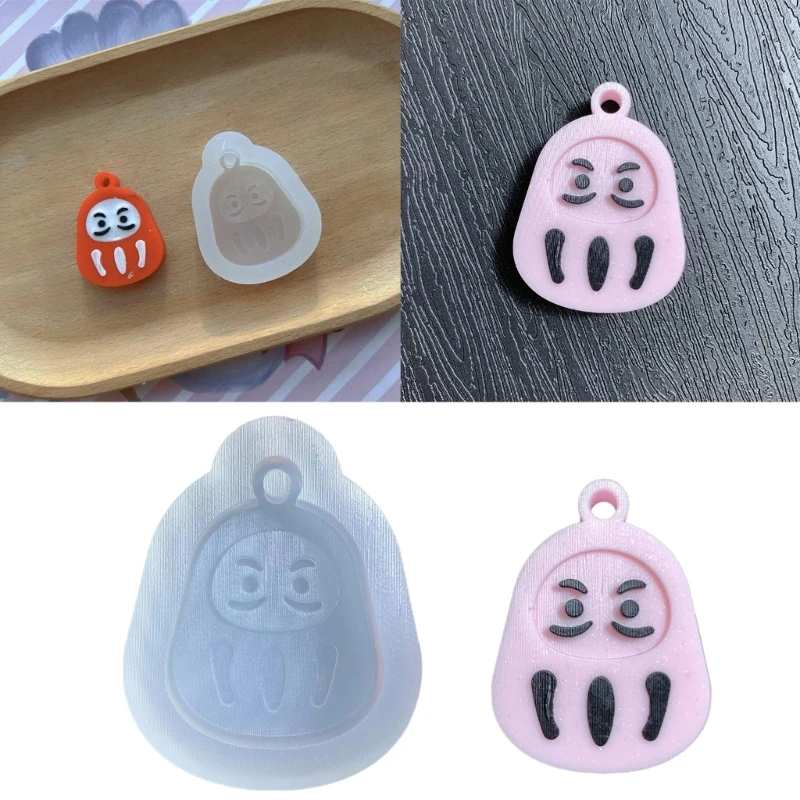 

R3MC Dharma Resin Silicone Mold,Resin Pendant Mold for Keychain Crafts Jewelry Making