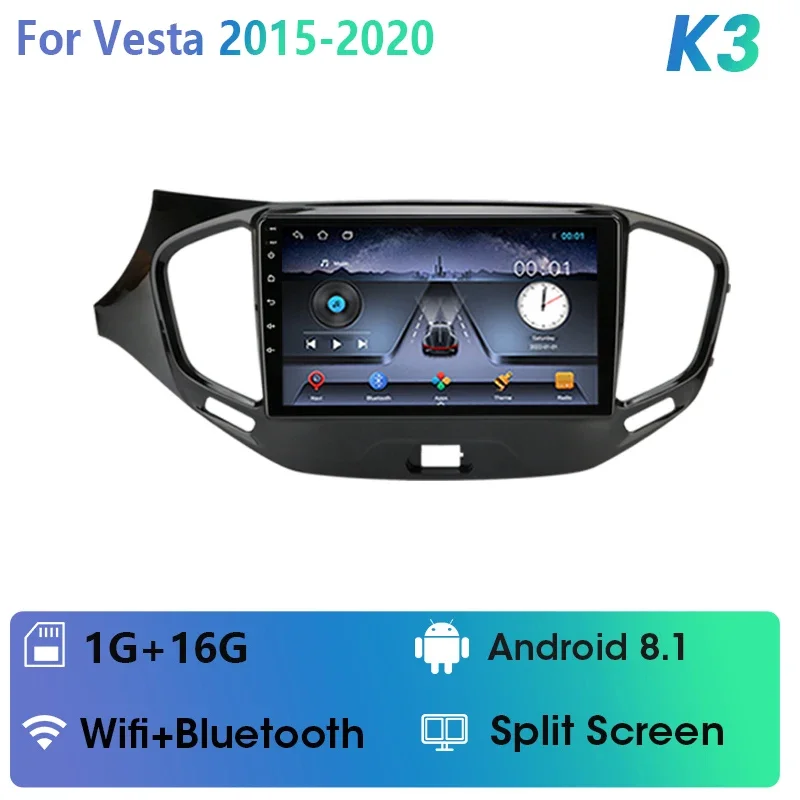 

Автомагнитола на Android 12 для LADA Vesta Cross Sport 2015-2019, мультимедийный видеоплеер, 2 Din, навигация, головное устройство для Carplay, DSP, стерео
