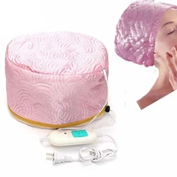 electric hair thermal treatment beauty steamer spa nourishing hair care cap waterproof anti electricity control heating