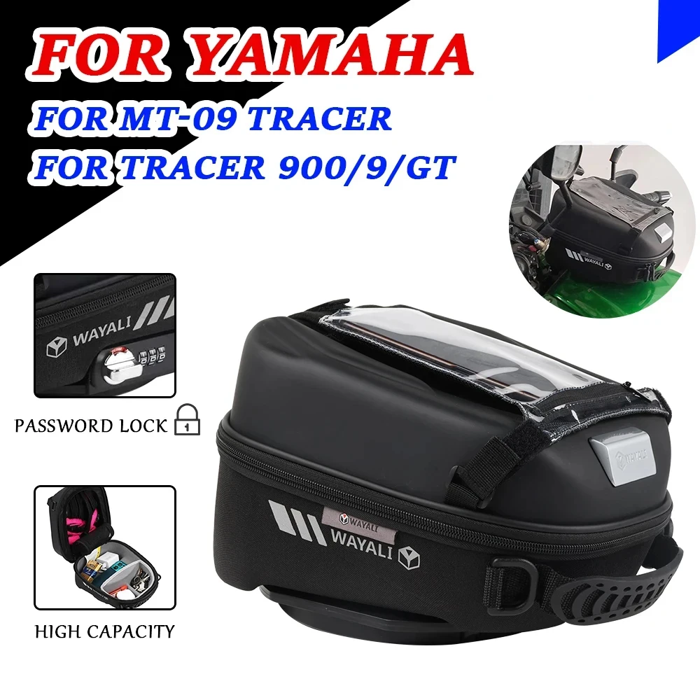 

For YAMAHA Tracer900 Tracer9 GT MT-09 Tracer 9 900 GT MT09 SP FZ09 Accessories Travel Bag Fuel Tank Bag Tanklock Luggage Bag