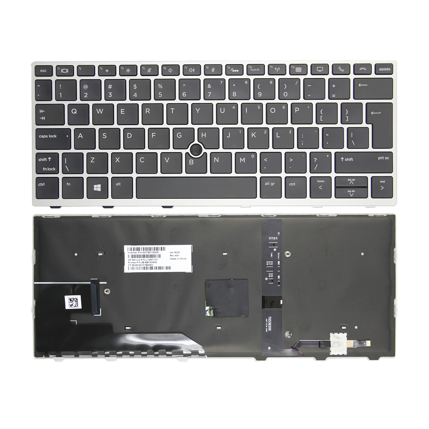 

Клавиатура с подсветкой на английском языке для ноутбука HP EliteBook 730 G5 735 G5 73 G6 830 G5 830 G6 836 G6