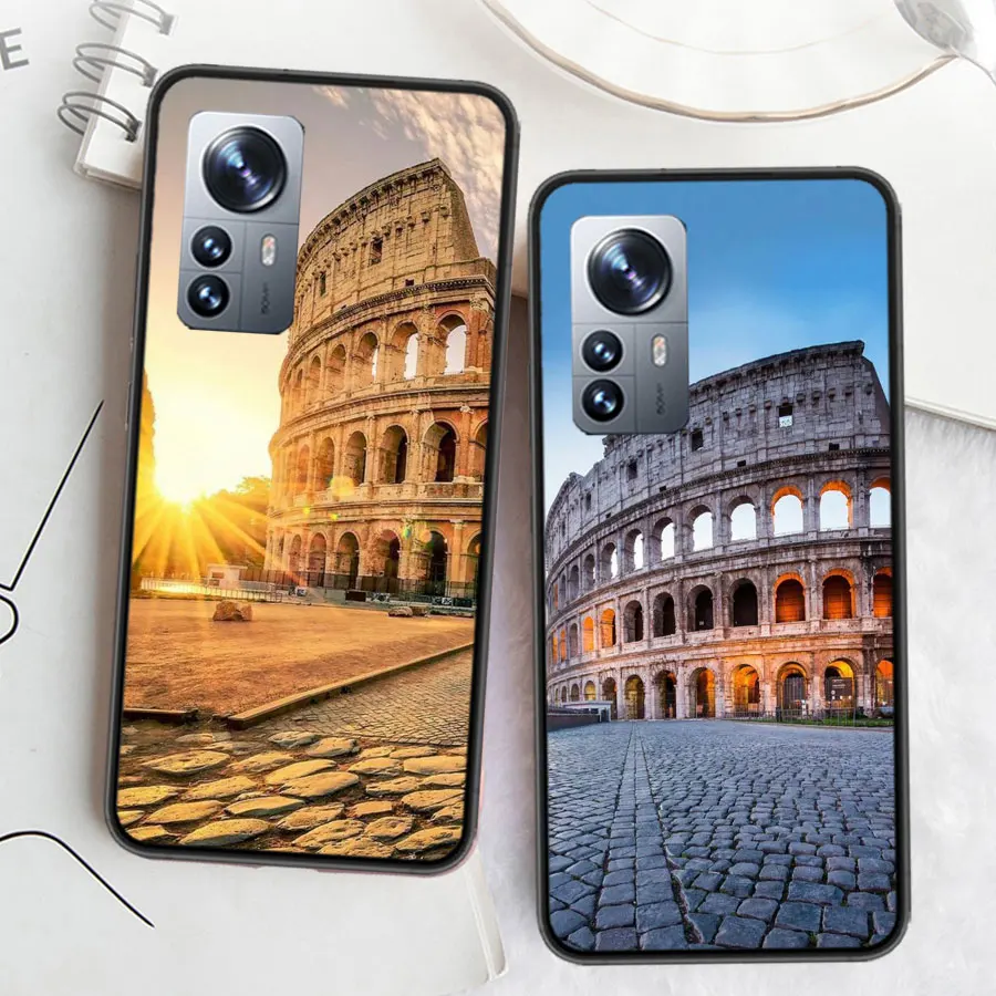 Чехол для телефона Colosseum Rome Italy Xiaomi Poco X7 X6 X5 X4 X3 GT NFC M4 M5 Pro 5G M3 Mi F6 F5 F4 F3 F2 F1 Capa Coque TPU Cover