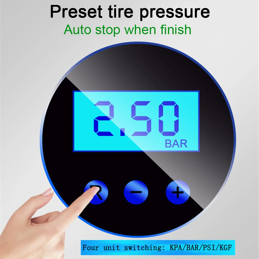 150 PSI DC 12 Volt Car Portable Air Compressor Pump Digital Tire Inflator New For Auto Motorcycles Bicycles | Автомобили и