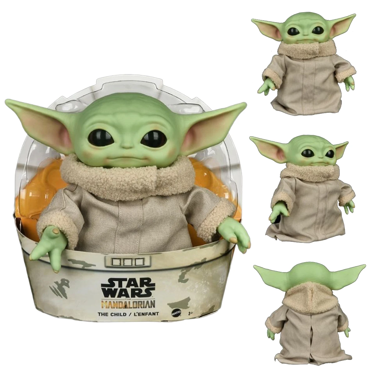 

Star Wars The Mandalorian Animation Movies Peripheral Toys Figure Model Statue Grogu Yoda True Clothing Lovely Cute Plush Dolls