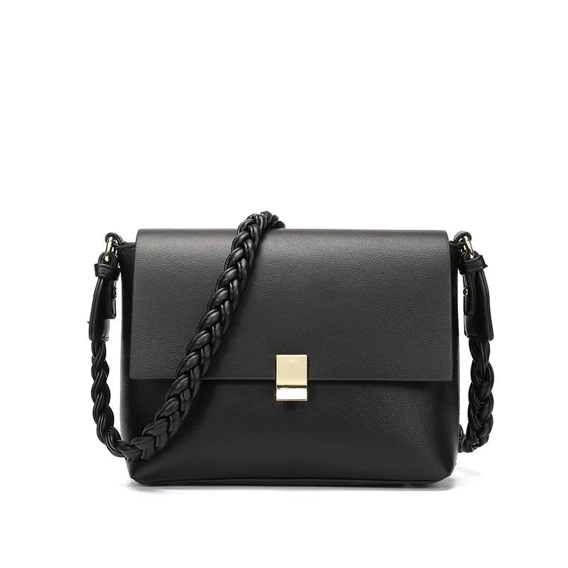 

Casual All-match Advanced PU Solid Color Women Small Square Bag 2022 New Fashion Niche Design One-shoulder Messenger Bags Gg Cc