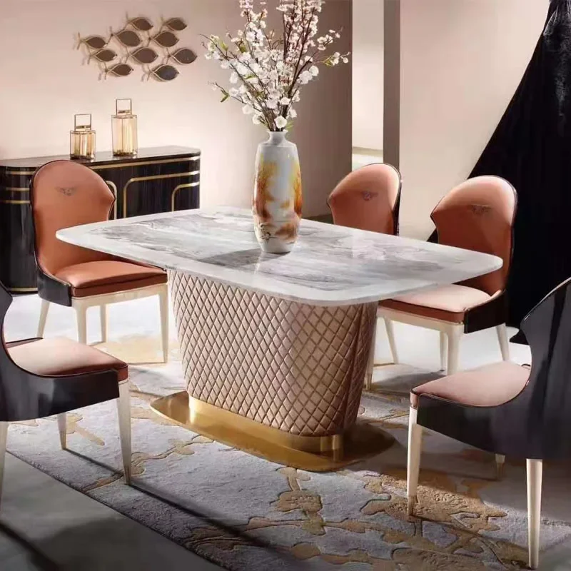 Современные обеденные столы роскошная дешевая мебель для дома столовая рама из
