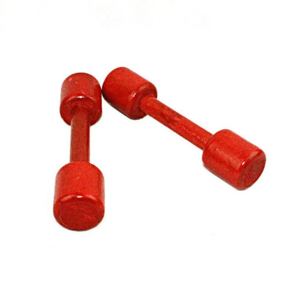

Compact Children Fitness Dumbbell Round Square Head Ergonomic Multifunctional Wooden Dumbbell Training Equipment