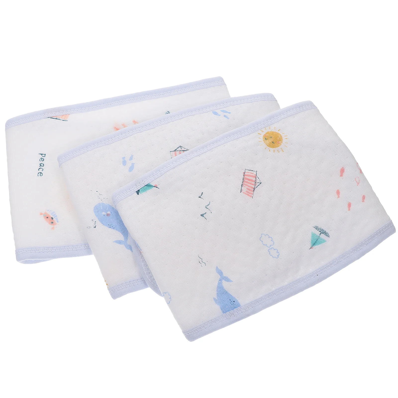 

3 Pcs Baby Umbilical Cord Mens Adjustable Belt Infant Bellyband Care Navel Ecological Cotton Toddler