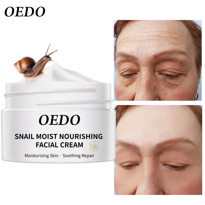 

Snail Face Cream Moisturizing Anti Wrinkle Anti Aging Cream Whitening Cream Imported Skin Care Anti Wrinkle Firming Care 40g
