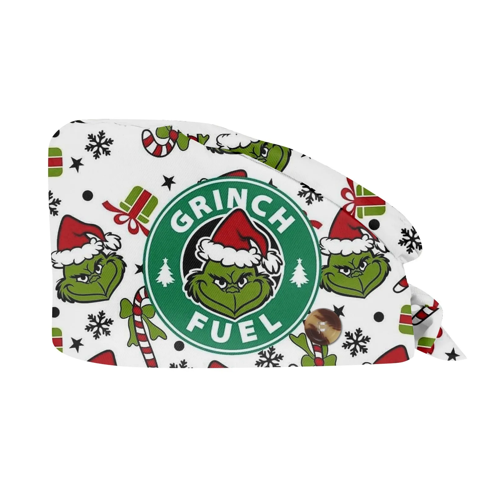2024 Рождественская Специальная Регулируемая Хирургическая Шапочка скраб-шапочка