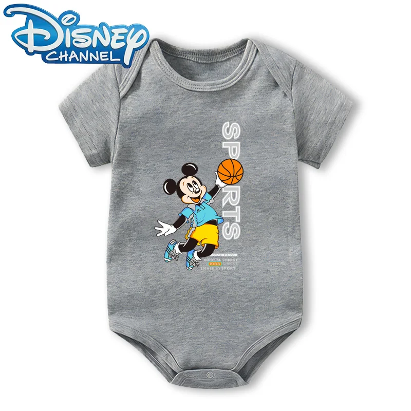 Детский комбинезон с коротким рукавом на возраст от 0 до 12 месяцев