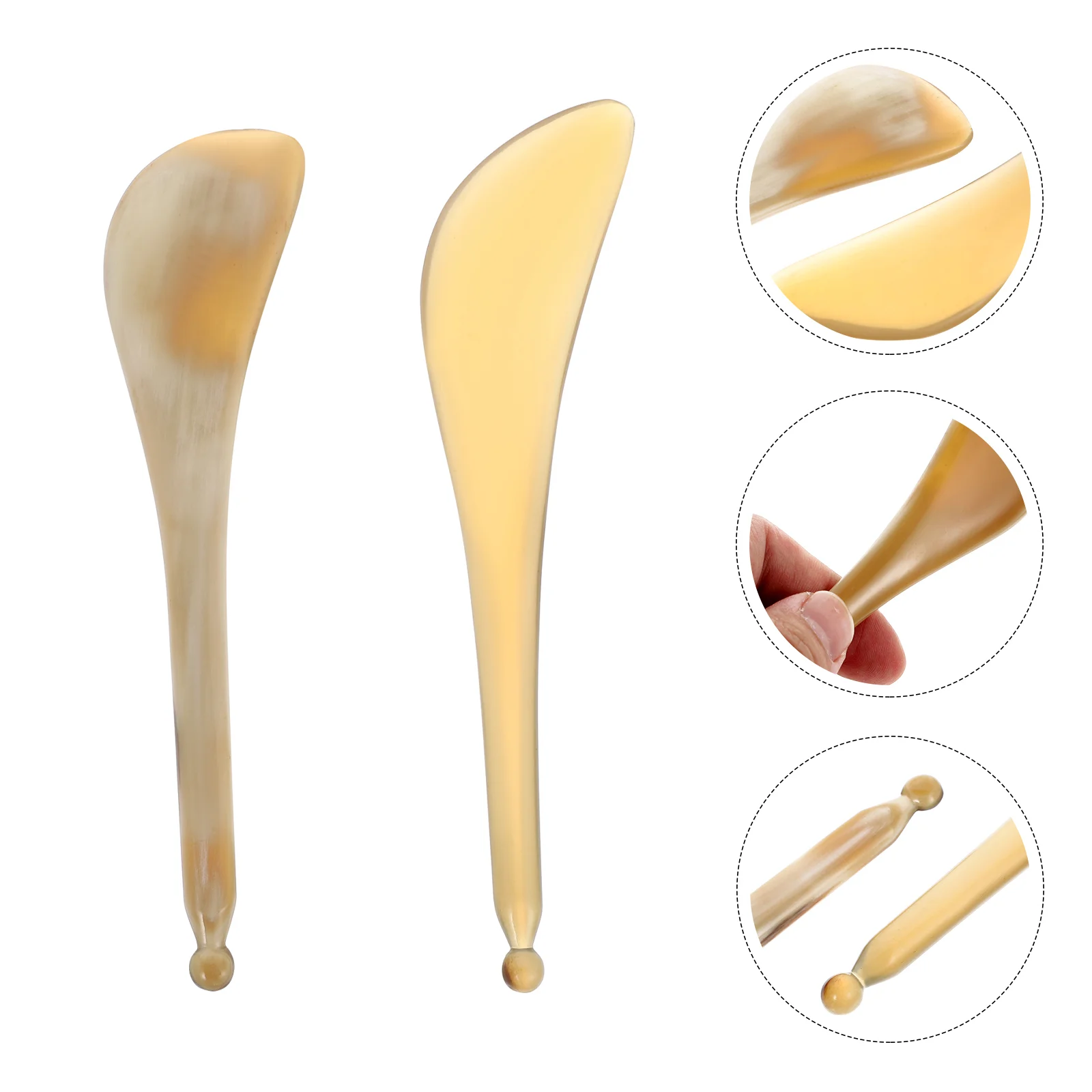 

2 pcs Smooth Compact Practical Supplies Tools Scraping Plates Scraping Bars