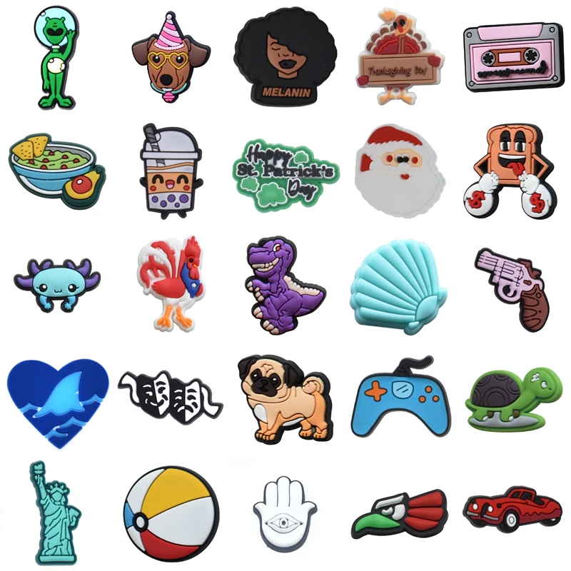 

Set Jeans Packs Women Charm Decorations for Crocs Para Pins Boy Gifts Men Kids Shoes Accessories Wholesale Bulk Shoe Charms Girl