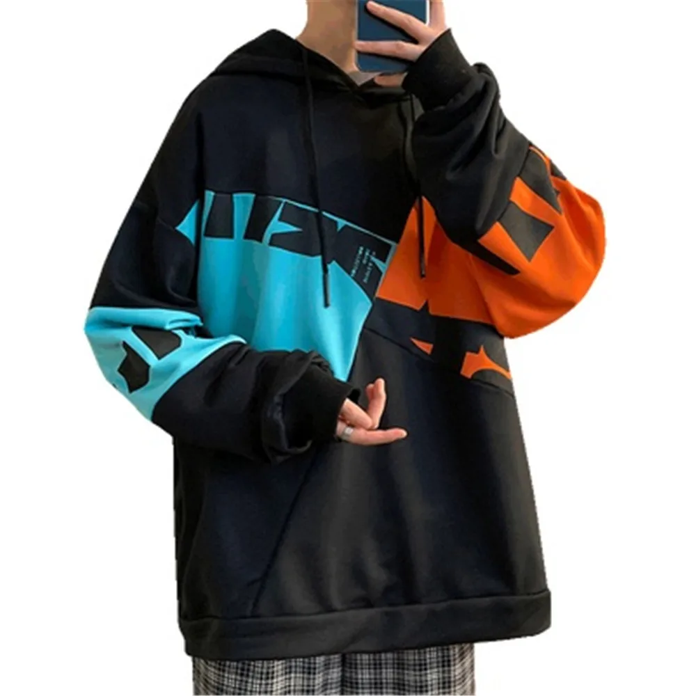 

Мужской свитер с капюшоном в гонконгском стиле большого размера, Новинка осени 2022, Модный повседневный толстый Топ, удобрение большого размера, ленивый стиль