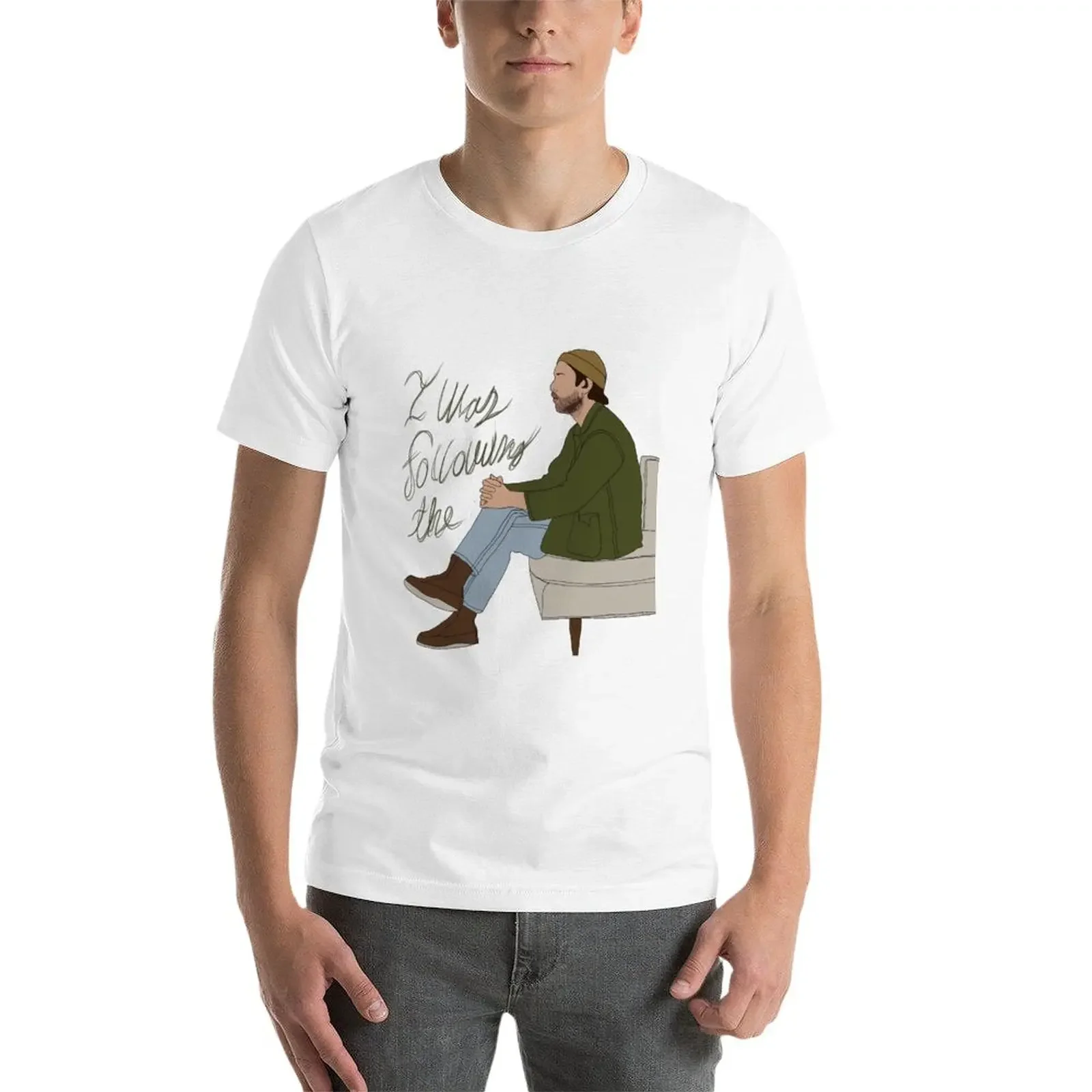 Футболка Mr. Pecknold надпись гимнал тяжелые традиционные эксклюзивные мужские